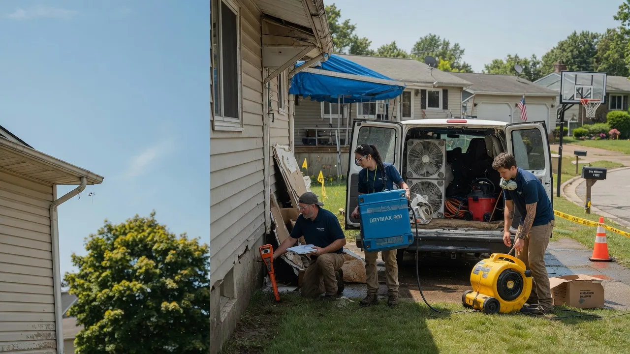Ceiling Leak Cleanup in Venedocia, OH near me