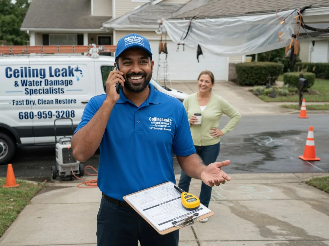 Ceiling Leak Cleanup Venedocia, OH FAQs
